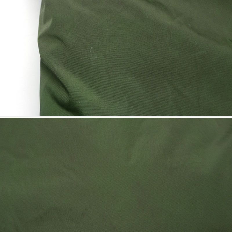 Prada Nylon Jacket Sgv293 Khaki Green Cotton Coat