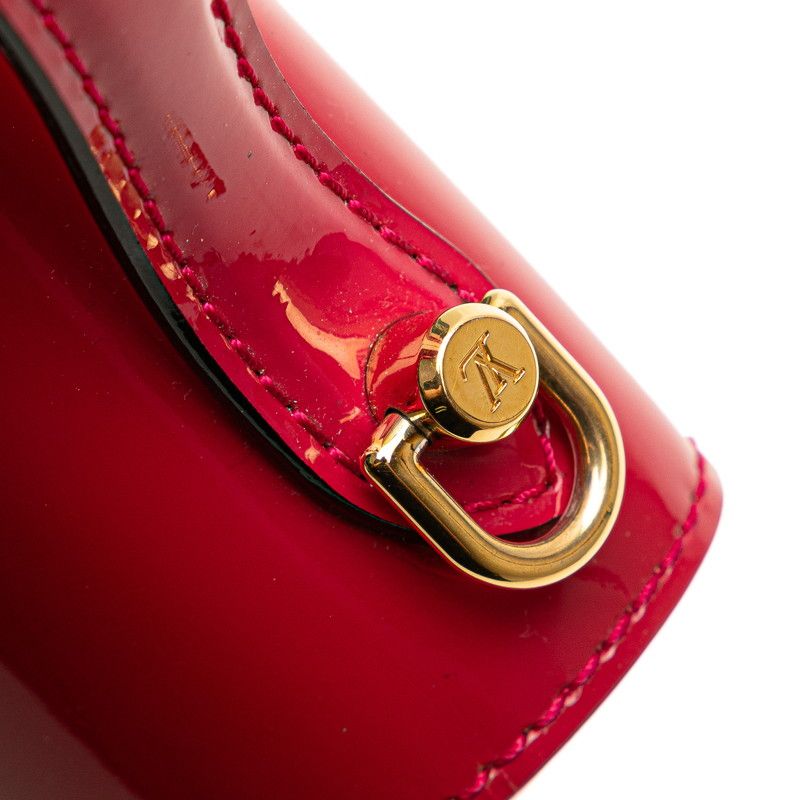 Louis Vuitton Vernis Monceau BB Handbag Shoulder Bag 2WAY M91579 Rose Andian