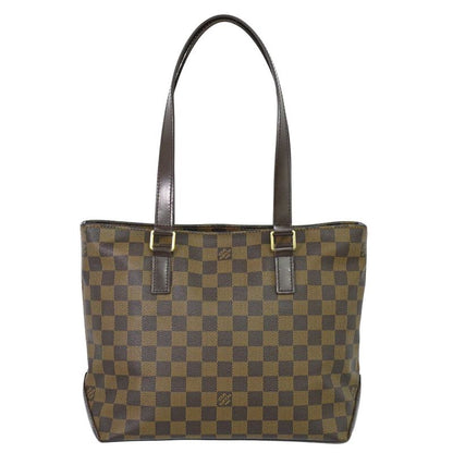 Authentic Louis Vuitton LV Cabas Piano Special Order Damier Ebène Shoulder Bag