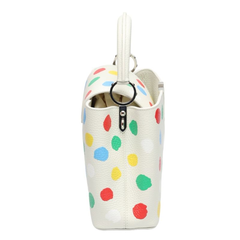 Louis Vuitton M21637 Painted Dot Handbag Capucines BB Yayoi Kusama Shoulder Bag