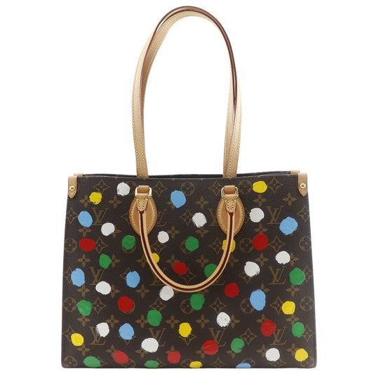 Louis Vuitton Lv×yk On The Go MM Yayoi Kusama Painted Dot M46379 Monogram