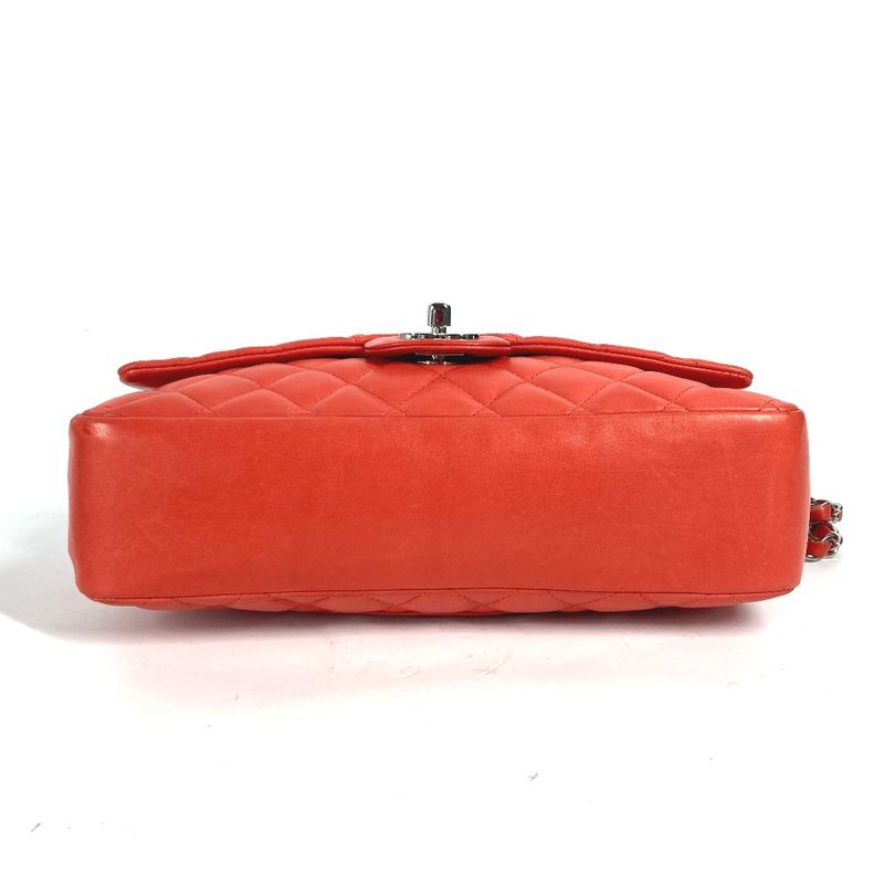 Chanel Shoulder Bag Matelasse 25 Matelasse 25 Lambskin Red