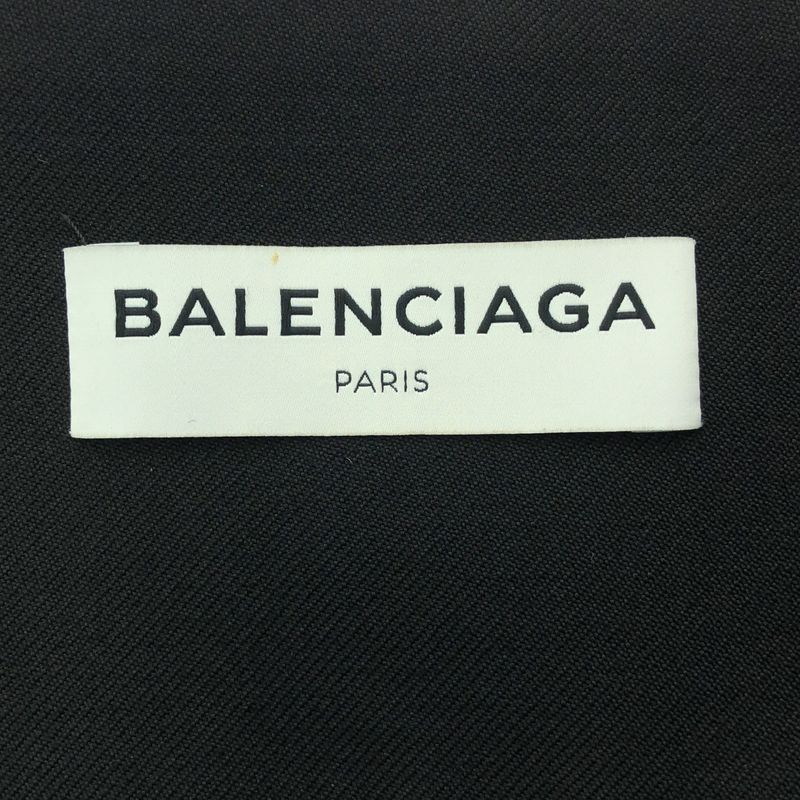Balenciaga Wool Skirt 492317 Txi08 Black 36