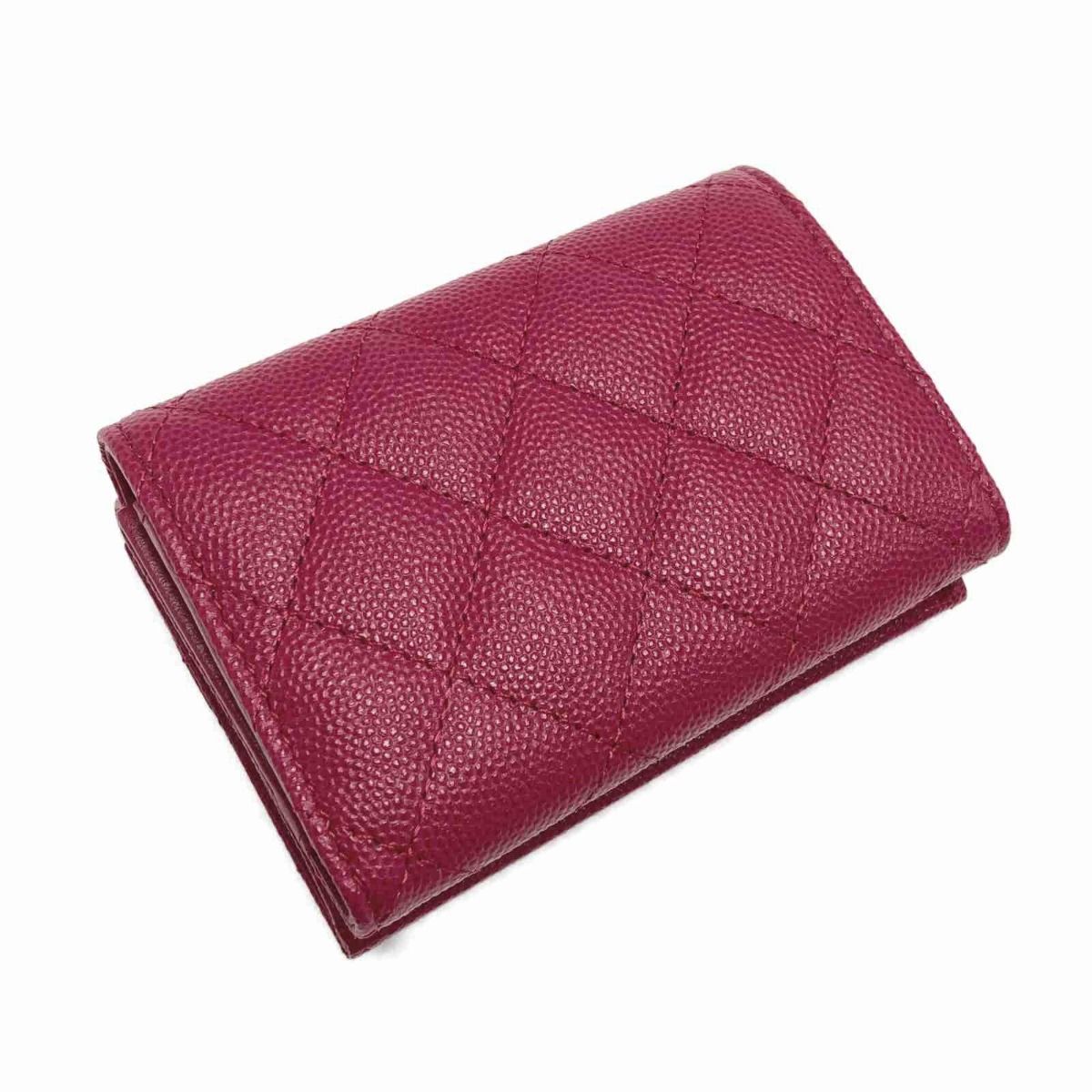 Chanel Classic Small Flap Wallet Ap0230 Rose Pink Cloth