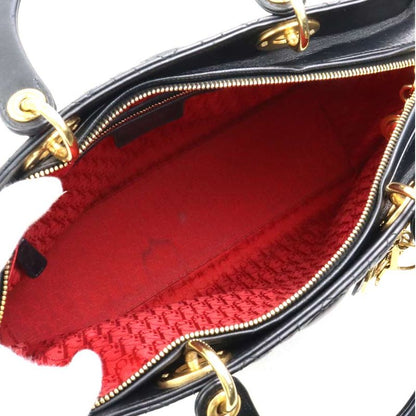 Christian DIOR Shoulder Bag Handbag Lady Dior