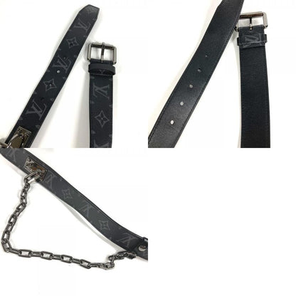 Louis Vuitton Belt Santure Signature Chain 35mm (138in) M0179v Monogram Eclipse