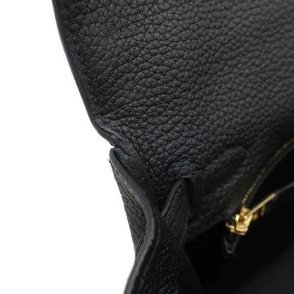 Hermes 2-Way Bag Kelly 25 Internal Stitching Togo Black Gold Hardware Black
