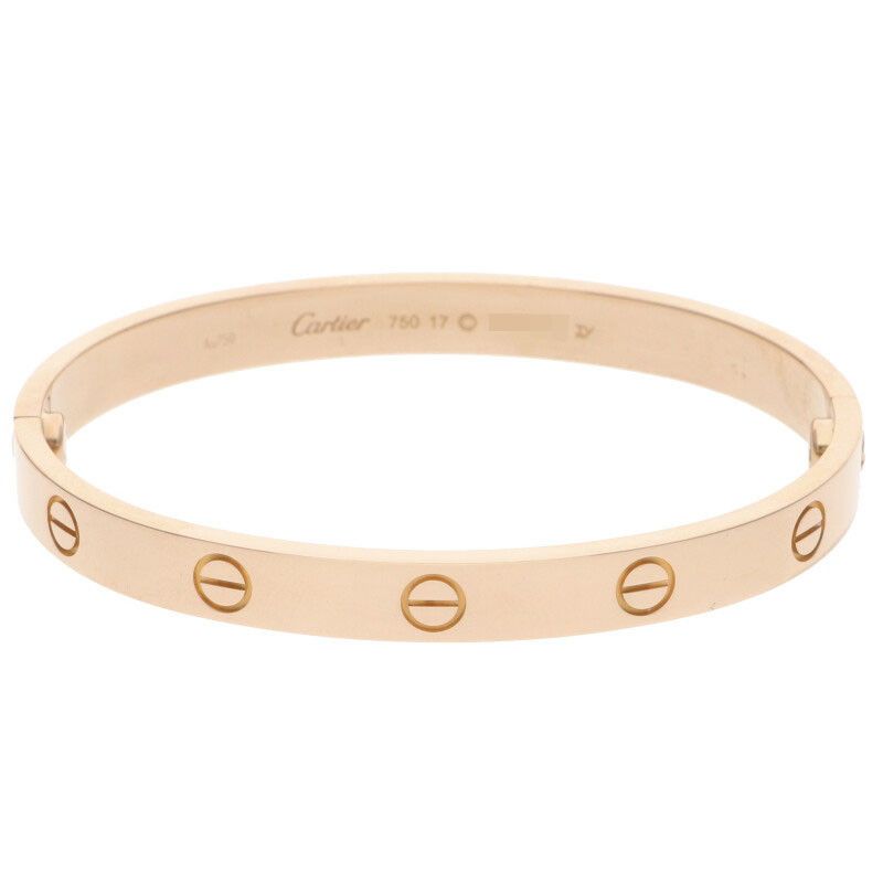 Cartier LOVE Bracelet Love Bracelet 18K Pink Gold Love Bracelet Men's 17