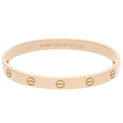 Cartier LOVE Bracelet Love Bracelet 18K Pink Gold Love Bracelet Men's 17