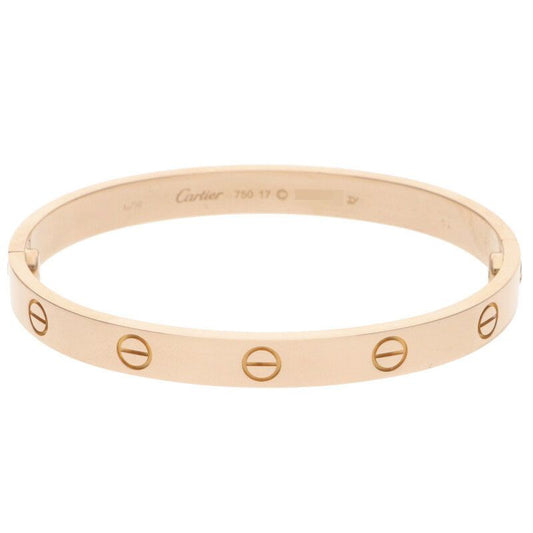 Cartier LOVE Bracelet Love Bracelet 18K Pink Gold Love Bracelet Men's 17