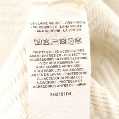 Hermes 23AW 3h2101d4 100% Wool H Motif With Logo Zip Poncho Coat Knit Coat Off