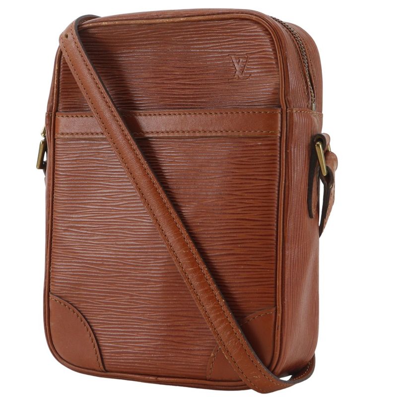 Louis Vuitton Danube Vintage Epi Leather Kenyan Brown Mi871 Unisex Shoulder Bag