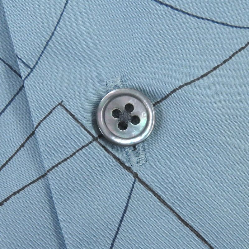 Hermes 24SS Selles En Fragments Finesse 100% Cotton Sellier Button Long Sleeve