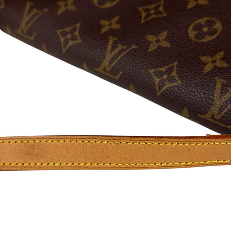 Louis Vuitton Musette Tango Monogram Shoulder Bag Monogram Canvas M51257 Brown