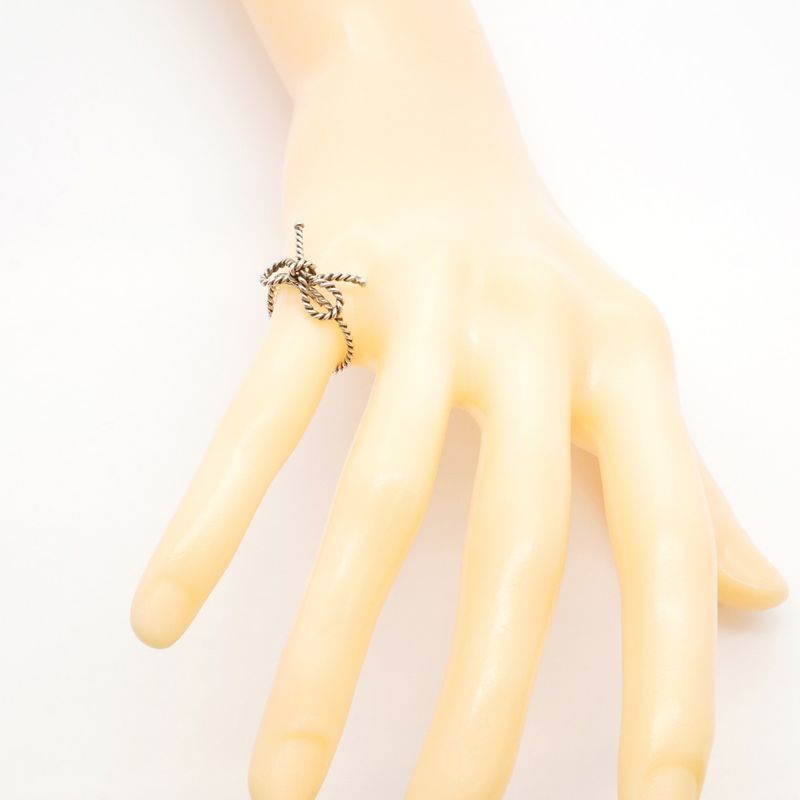 Tiffany & Co Ring With Twisted Ribbon Silver 925 Size 11 Ladies