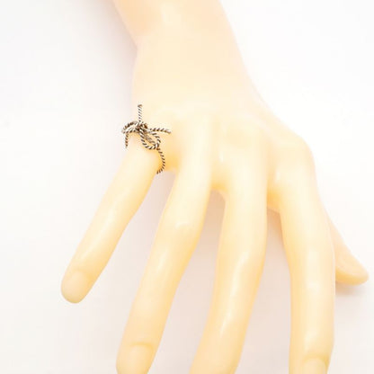Tiffany & Co Ring With Twisted Ribbon Silver 925 Size 11 Ladies