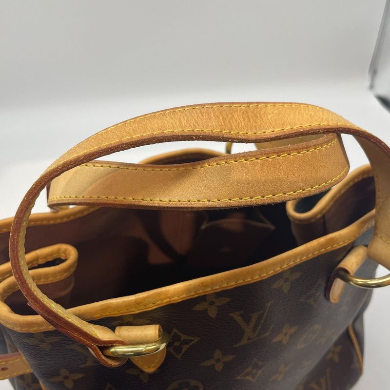 Louis Vuitton Monogram Patignol M51156 Handbag Brown Preowned 005383