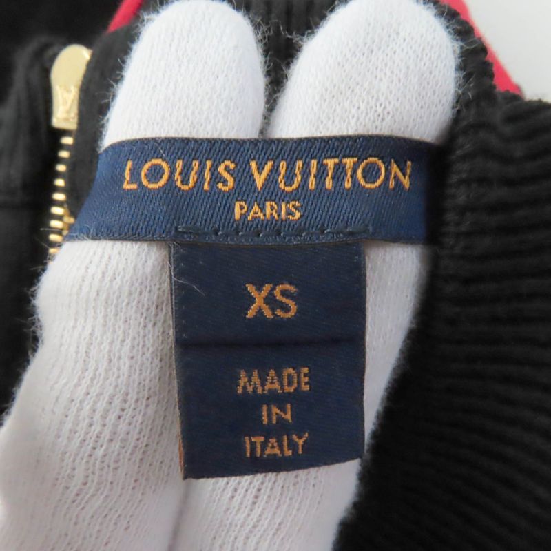 Louis Vuitton 20AW Jacquard Sleeveless Mini Dress In Monogram Dress Black Red