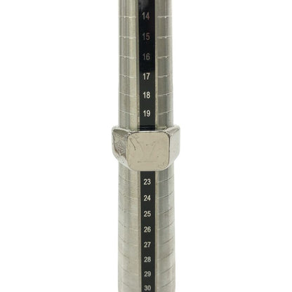 Louis Vuitton Monogram Signet Ring M62488 Silver L