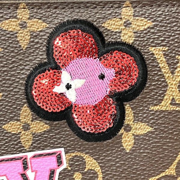 Louis Vuitton Monogram Patches Zippy Wallet M63392 Long Wallet Women