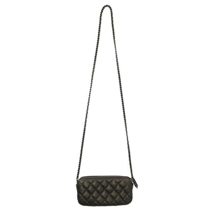 Chanel A82527 Chain Wallet Caviar Skin Chain Shoulder Bag Women