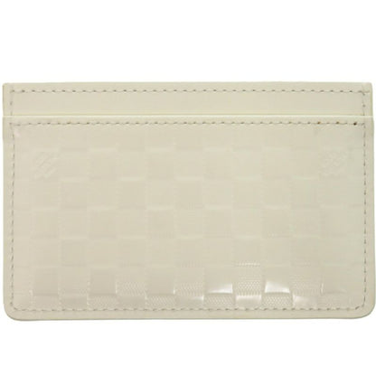Louis Vuitton Damier Faceted Porte Culte Surple Leather Clesme LV 0900 White