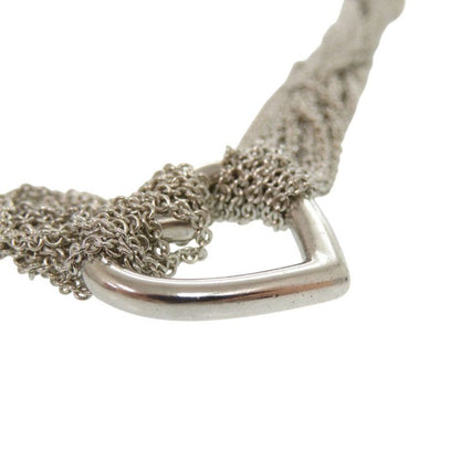 Tiffany & Co Open Heart Toggle Silver 925 Necklace 0275 Tiffany & Co