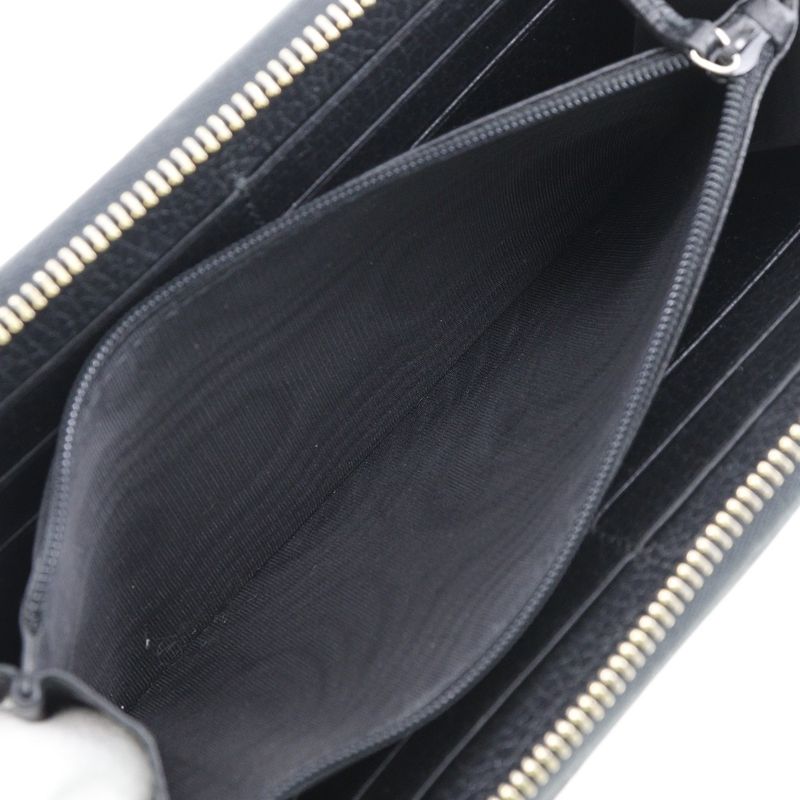 Gucci Interlocking 509644 Leather Unisex Long Wallet