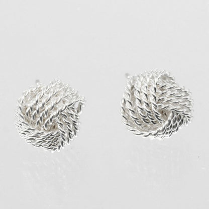 Tiffany & Co Somerset Twisted Knot 925 Silver Ladies 2.75g Earrings