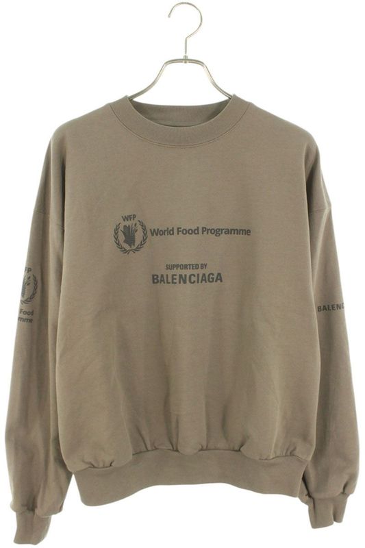 Balenciaga 697869 Tmvl1 WFP Crewneck Sweatshirt Men's XS