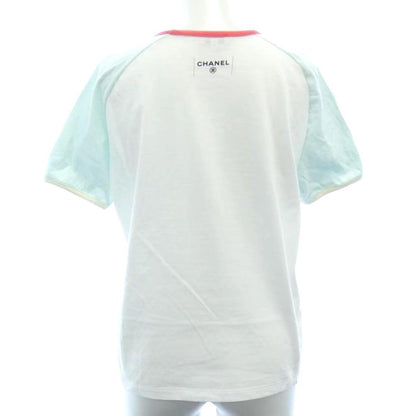 CHANEL CC 2017 Viva Coco Cuba Logo Pastel Short Sleeve T-Shirt Top S