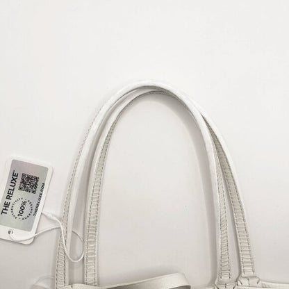 Goyard Goyardine Saint Louis PM White Shoulder Tote Bag & Pouch