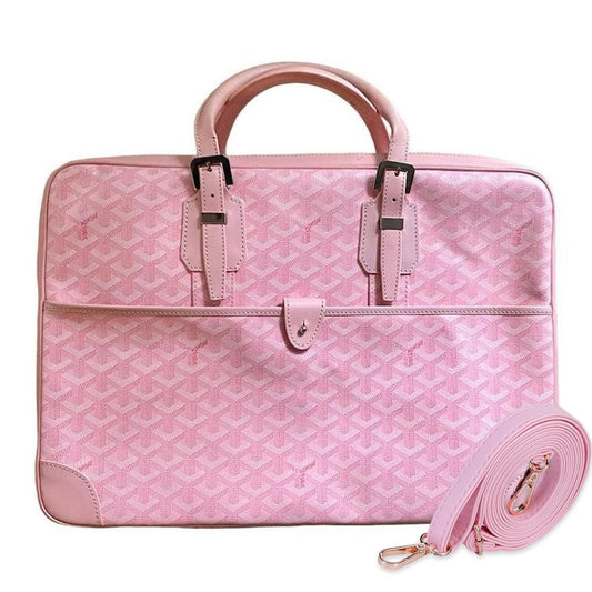 Goyard Ambassade MM Briefcase PINK Sakura DISCONTINUED