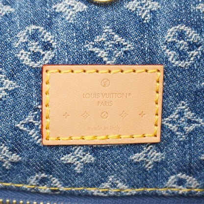 Louis Vuitton Monogram Denim Carryall Shoulder Bag NM MM M46855 Blue Women's