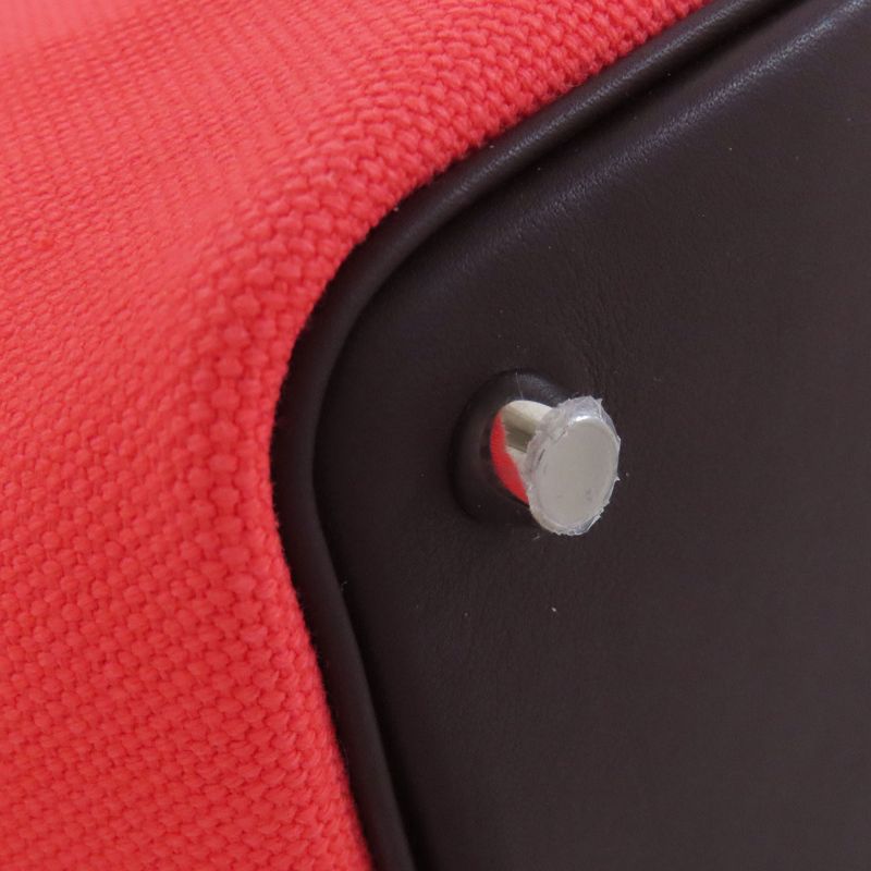 Hermes Picotin Lock PM Silver Hardware Handbag Toile Ashe Women