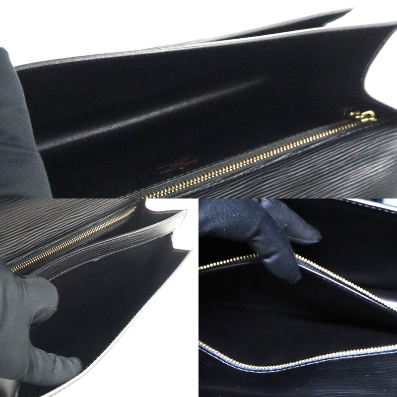 Louis Vuitton Epi Pochette Serie Dragonne M52612 Noir Black Second Bag
