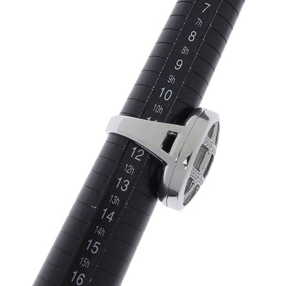 Cartier Pasha Ring Diamond Grid 18kwhite Gold X Diamonds X White Shell 11.5