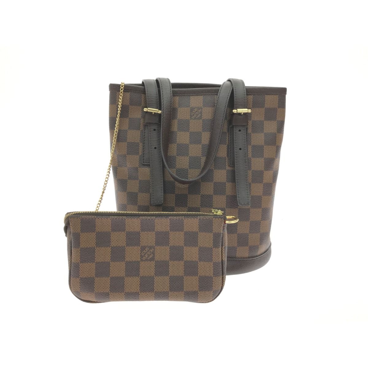 Louis Vuitton Tote Bag Bucket with Pouch Damier Male