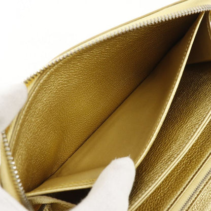 Louis Vuitton Zippy Lock Me Color M69058 Grain Calf Leather Gold Ub5109 Ladies