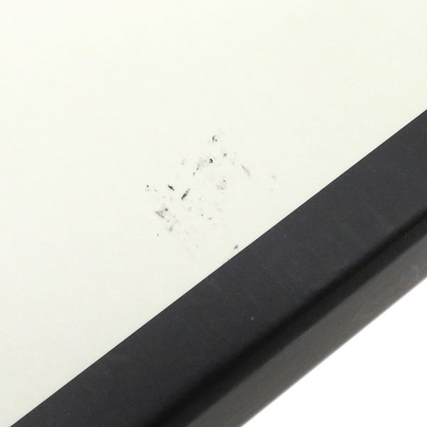 Gucci Clutch Bag Portfolio Leather Black Gold Hardware Logo Print Black 500984