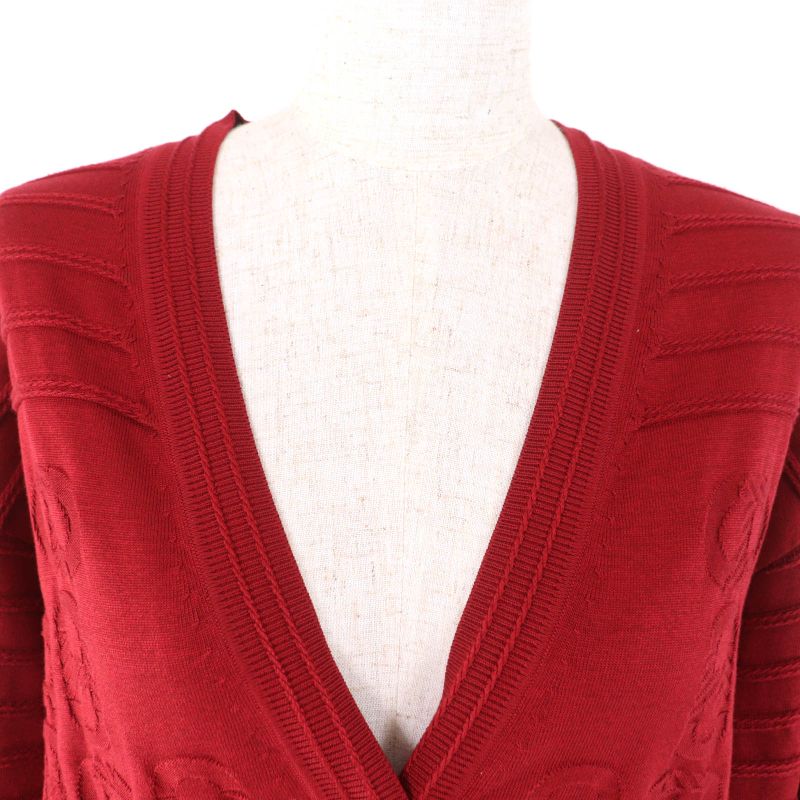 Hermes 2023 3e2706d3 Chaine D'ancre V-neck Long Sleeves Silk Cotton Cardigan