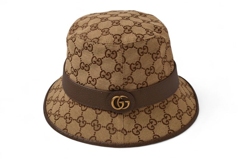 Gucci Hat Gucci GG Canvas Fedora Hat 576587 4hg62 2564 M Size 58cm (22.83in)