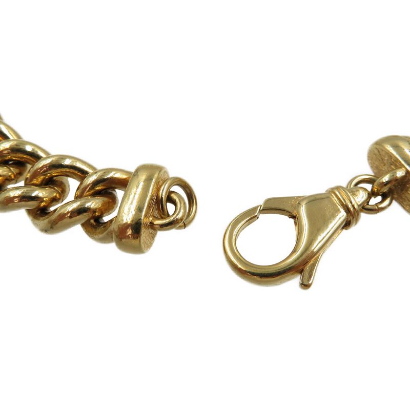 Christian Dior Vintage Chain GP Gold Choker Necklace 0094 Christian Dior
