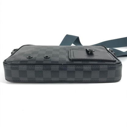 Louis Vuitton Shoulder Bag Alpha Messenger N40188 Damier Graphite Canvas Black