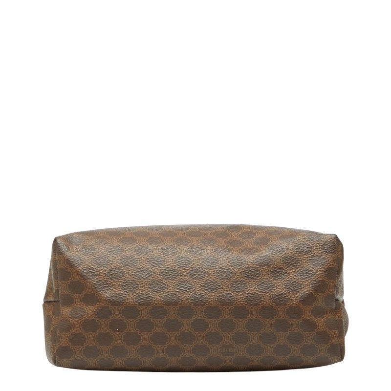 Celine Macadam Brown PVC Leather Women's Celine