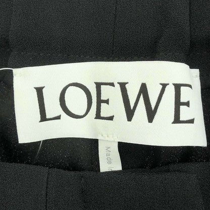 Loewe Belted Ribbon Wide Culottes Trouser Pants S359331xci Black 40