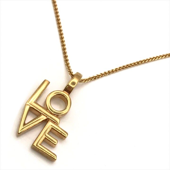 Saint Laurent Love Necklace Gold