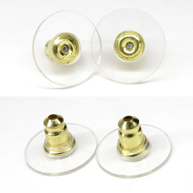 Chanel Earrings Metallic Coco Mark Abe557b18604 A24 Gold Vintage Design