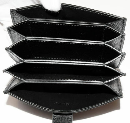 Celine Card Case Accordion Card Holder Calf Black 10b693bfp38no