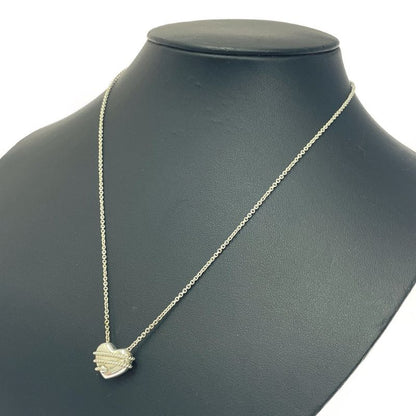 Tiffany & Co Silver Heart Arrow Necklace 7.9g 925 Engraved 457144 Necklace